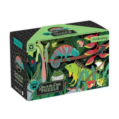 Puzzle wiecce w ciemnoci aby i jaszczurki 5+ Mudpuppy