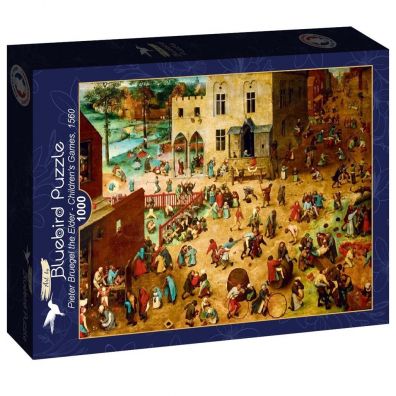 Фото - Пазли й мозаїки Puzzle 1000 Brueghel, Dziecięce zabawy Bluebird Puzzle