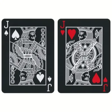 Bicycle Black Tiger, karty do gry, czarne United States Playing Card Company
