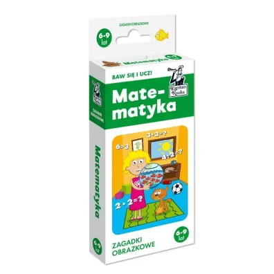 Kapitan Nauka. Matematyka. Zagadki obrazkowe 6-9 lat