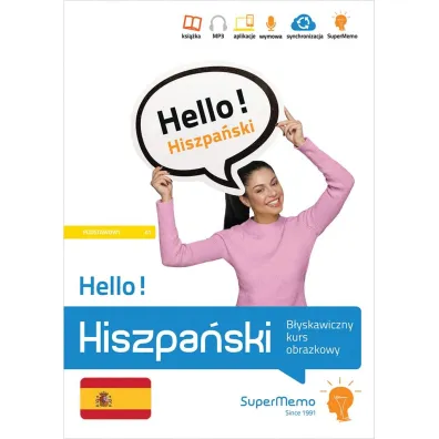 Hello! Hiszpa�ski. B�yskawiczny kurs obrazkowy (poziom A1) - Natalia Wajda