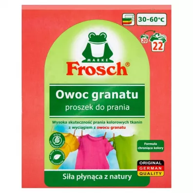 Frosch Owoc granatu proszek do prania tkanin kolorowych 1.45 kg