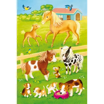Puzzle 3x24 el. S�odkie zwierzaki Schmidt