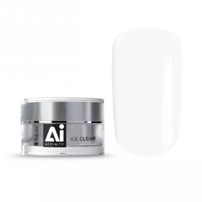 Silcare Gel Affinity redniogsty jednofazowy el do paznokci Ice Clear 15 g