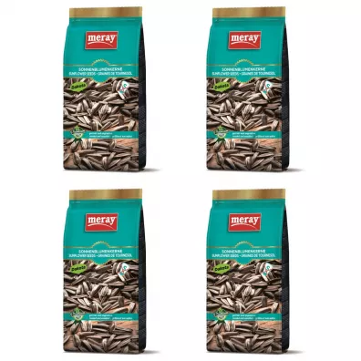 Meray Pestki s�onecznika Dakota pra�one i bez soli w �upinie Zestaw 4 x 250 g