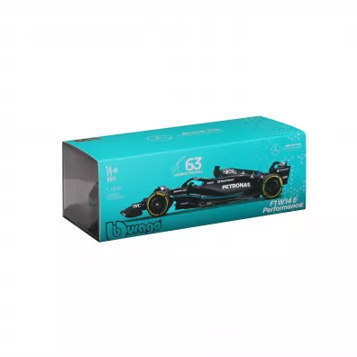 Bburago formula f1 mercedes amg petronas team w14 e george russell 1:24