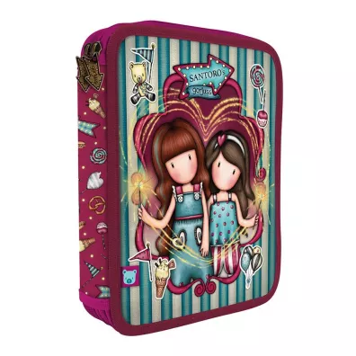 Santoro Podw�jny pi�rnik z wyposa�eniem Gorjuss Fairground