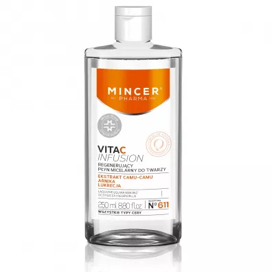 Mincer Pharma Vita C Infusion regeneruj�cy p�yn micelarny do twarzy No.611 250 ml