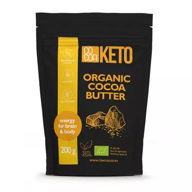 Cocoa T�uszcz kakaowy bezglutenowy 200 g Bio