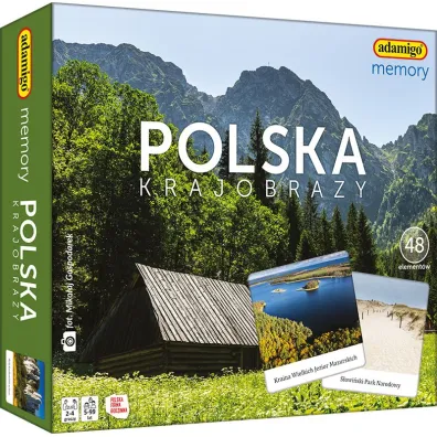 Gra Memory Polska Krajobrazy ADAMIGO 7899