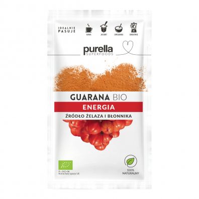Purella Sproszkowane nasiona guarany 21 g Bio
