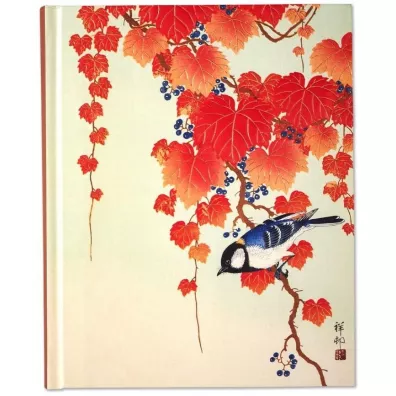 Peter Pauper Press Notatnik duy Ptak i czerwony bluszcz