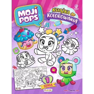 MojiPops. Ksika do kolorowania. Seria 1