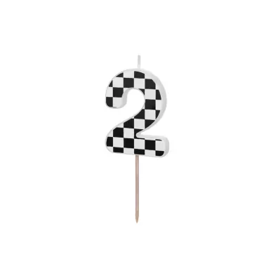 PartyDeco �wieczka urodzinowa 2 5.5cm
