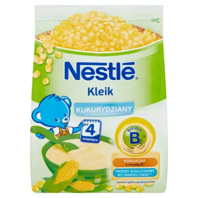 Nestle Kleik kukurydziany dla niemowl�t po 4 miesi�cu Zestaw 10 x 160 g