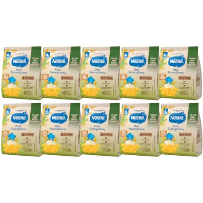 Nestle Kleik kukurydziany dla niemowl�t po 4 miesi�cu Zestaw 10 x 160 g