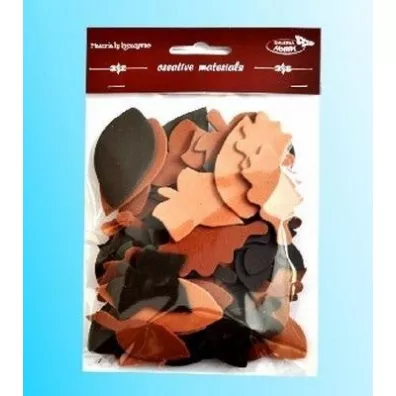 Galeria Hobby Listki tonacja br�zowa 60 szt.