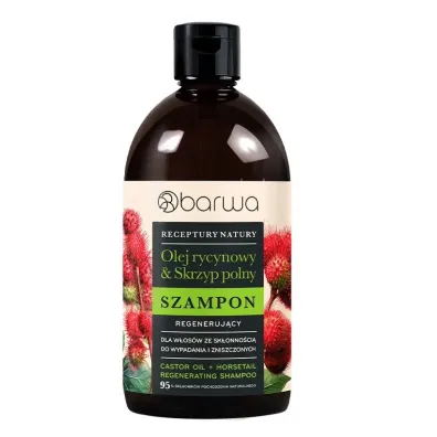 Barwa Olej rycynowy & Skrzyp polny regeneruj�cy szampon do w�os�w 380 ml