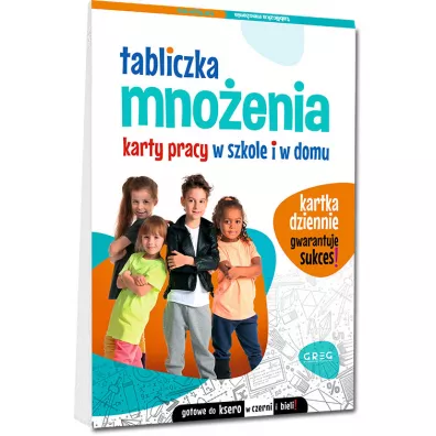 Karty pracy w szkole i w domu. Tabliczka mnoenia