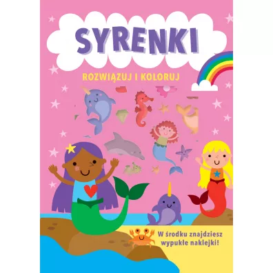 Rozwi�zuj i koloruj. Syrenki