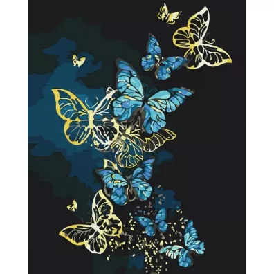 Twoje Hobby Malowanie po numerach + z�ota farba - Taniec... 40x50cm