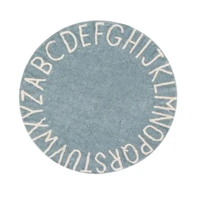 Dywan bawe�niany okr�d�y ABC Vintage blue 150cm