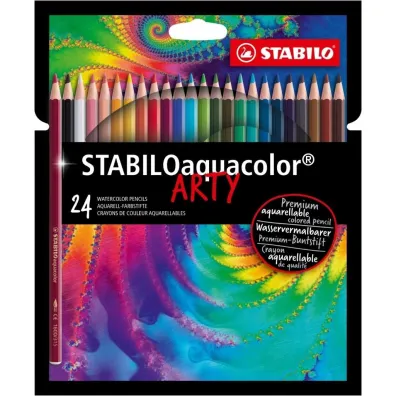 Stabilo Kredki drewniane Aquacolor Arty 24 kolory