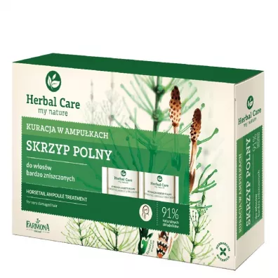 Farmona Herbal Care Skrzyp Polny kuracja w ampukach do wosw bardzo zniszczonych 5 x 5 ml