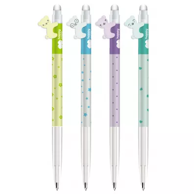 Happy Color Dugopis wymazywalny Hello Bears automatyczny niebieski 0.5mm