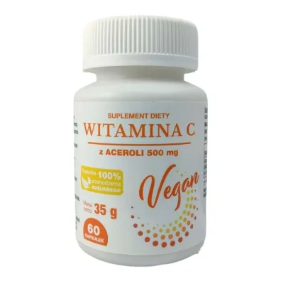 Gorvita Witamina C z Aceroli Suplement diety 60 kaps.