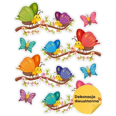 LearnHow Dekoracja wiosenna - Motylki na ga��zi 8el