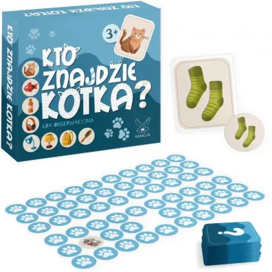 Kto znajdzie kotka? Gra obserwacyjna Kangur