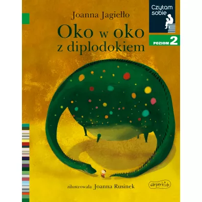 Oko w oko z diplodokiem. Czytam sobie. Poziom 2 - Joanna Jagieo