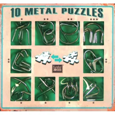 amigwki metalowe 10 el. Zestaw zielony G3