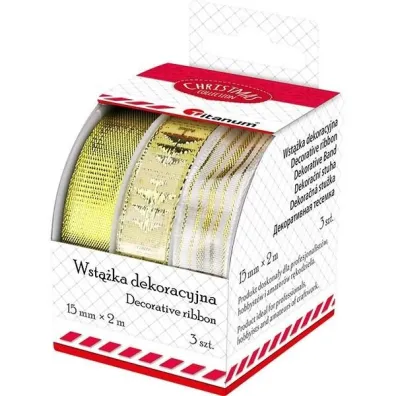 Titanum Wst��ki tekstylne 15mm, 3 x 2m