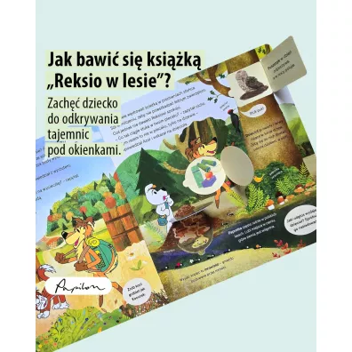 Reksio w lesie. Ksika z okienkami