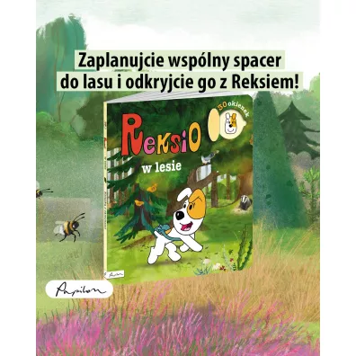 Reksio w lesie. Ksika z okienkami