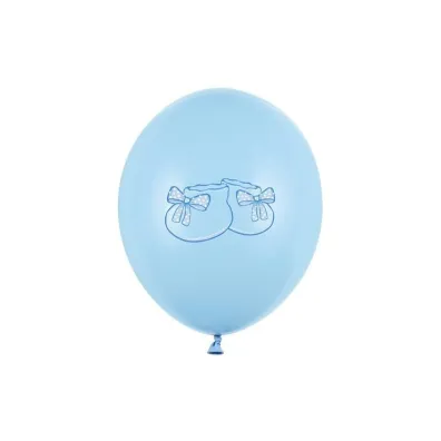 Balony 30cm Bucik pastel Baby Blue 50szt