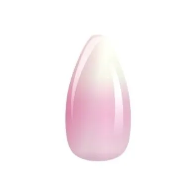 Inter Vion Paznokcie sztuczne kszta�t stiletto r�owo-bia�e Ombre 498832 24 szt.