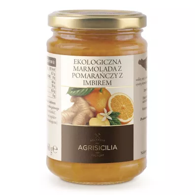 Agrisicilia Marmolada z pomara�czy z imbirem 360 g Bio