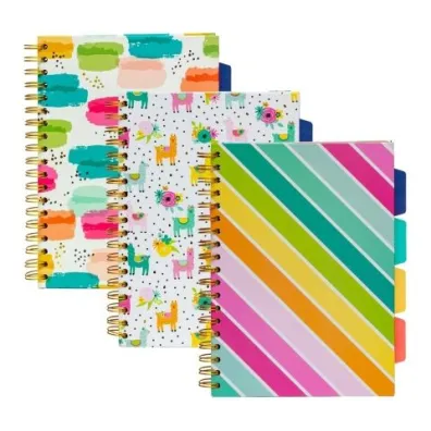 Pukka Pad Pukka Project Book Colour Wash B5 linia 100 kartek 3 szt.