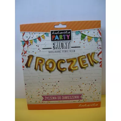 Kukartka Balony 1 Roczek