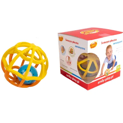 Grzechotka mikka pika pomaraczowa Smily Play