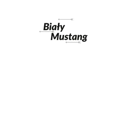 Bia�y Mustang
