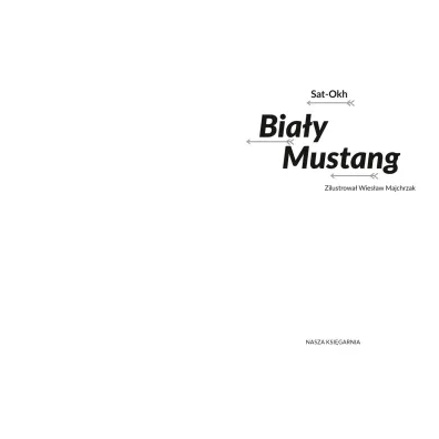 Bia�y Mustang