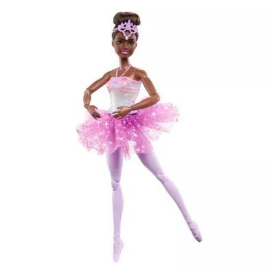 Barbie Lalka Baletnica Magiczne wiateka Brunetka HLC26 p4 MATTEL