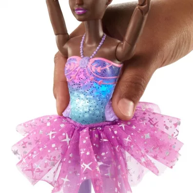Barbie Lalka Baletnica Magiczne wiateka Brunetka HLC26 p4 MATTEL