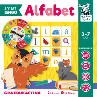 Kapitan Nauka. Alfabet. Smart Bingo Edgard