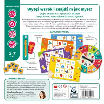 Kapitan Nauka. Alfabet. Smart Bingo Edgard