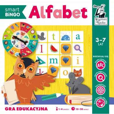 Kapitan Nauka. Alfabet. Smart Bingo Edgard